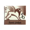 Renesans Akwarele w półkostkach - - 50, burnt umber, 1,5 ml