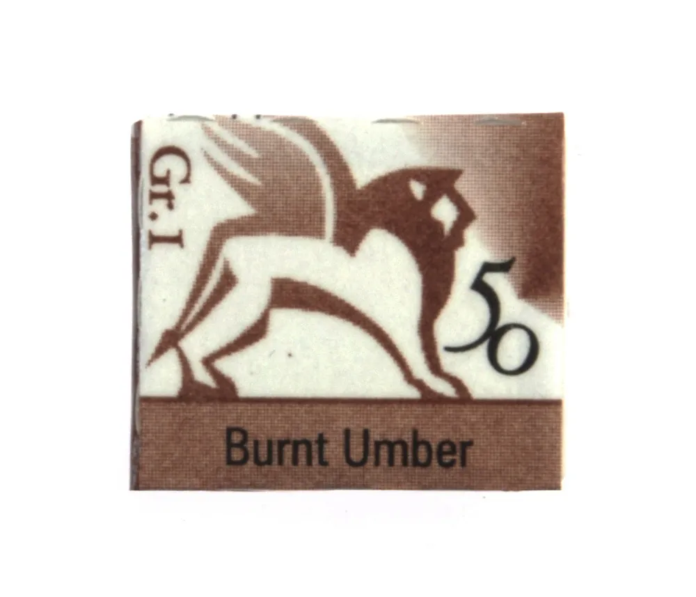 Renesans Akwarele w półkostkach - - 50, burnt umber, 1,5 ml