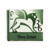 Renesans Akwarele w półkostkach - - 36, olive green, 1,5 ml