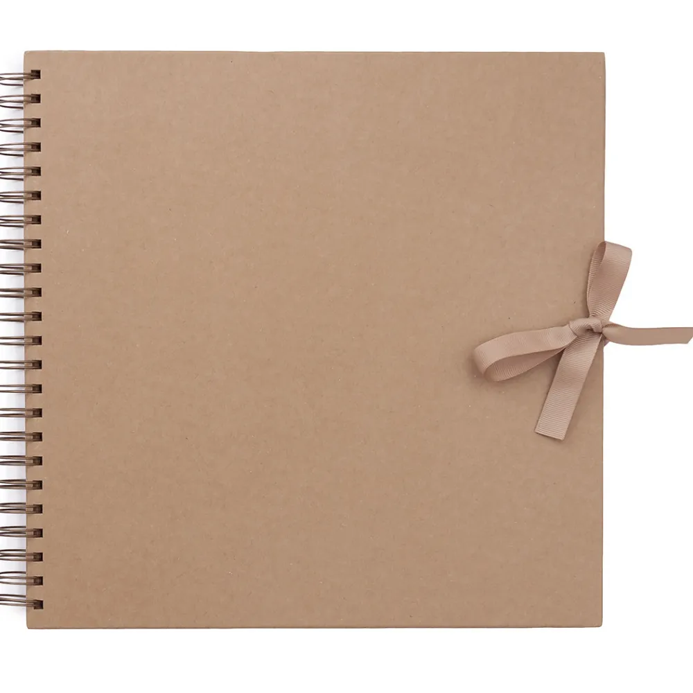 dpCraft Album, baza do ozdabiania na spirali - - kraft, 30,5 x 30,5 cm