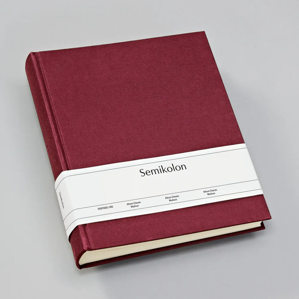 Semikolon Album na zdjęcia Classic Medium - - Burgundy