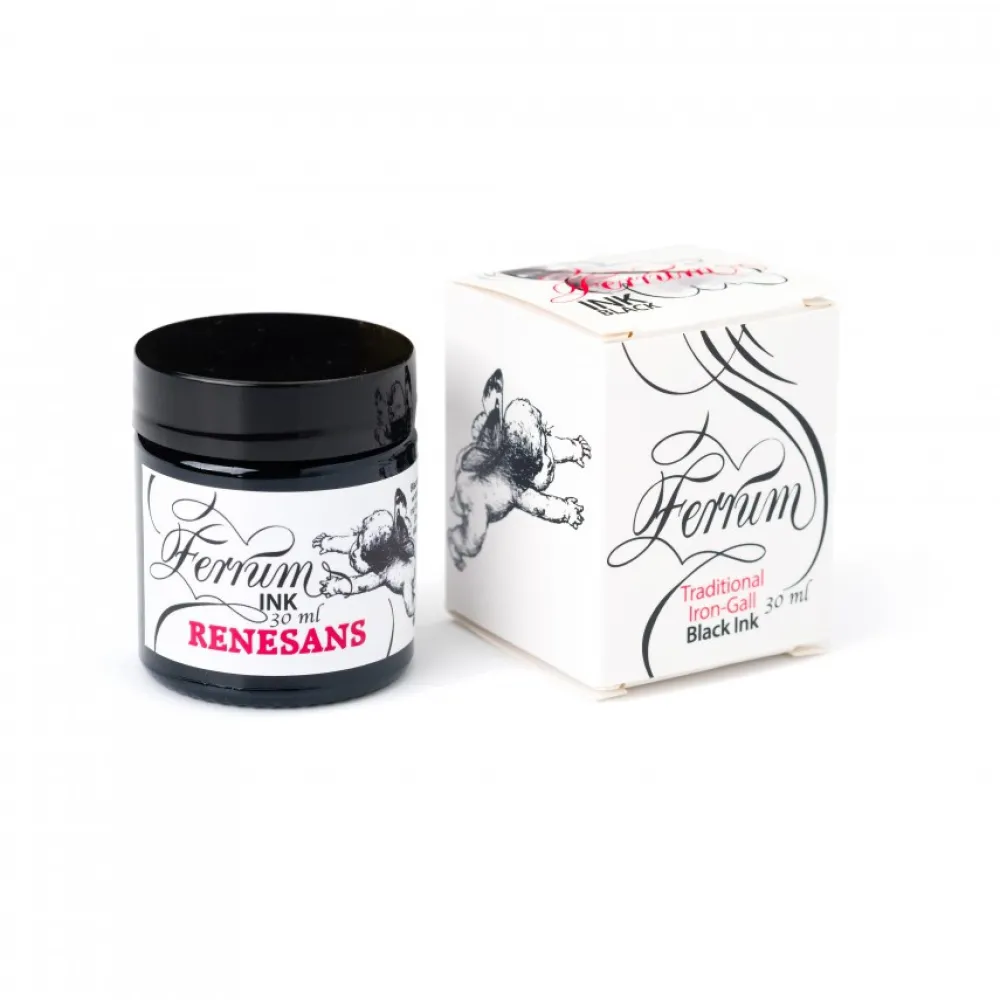 Renesans Atrament żelazowo-galusowy Ferrum - - czarny 30 ml