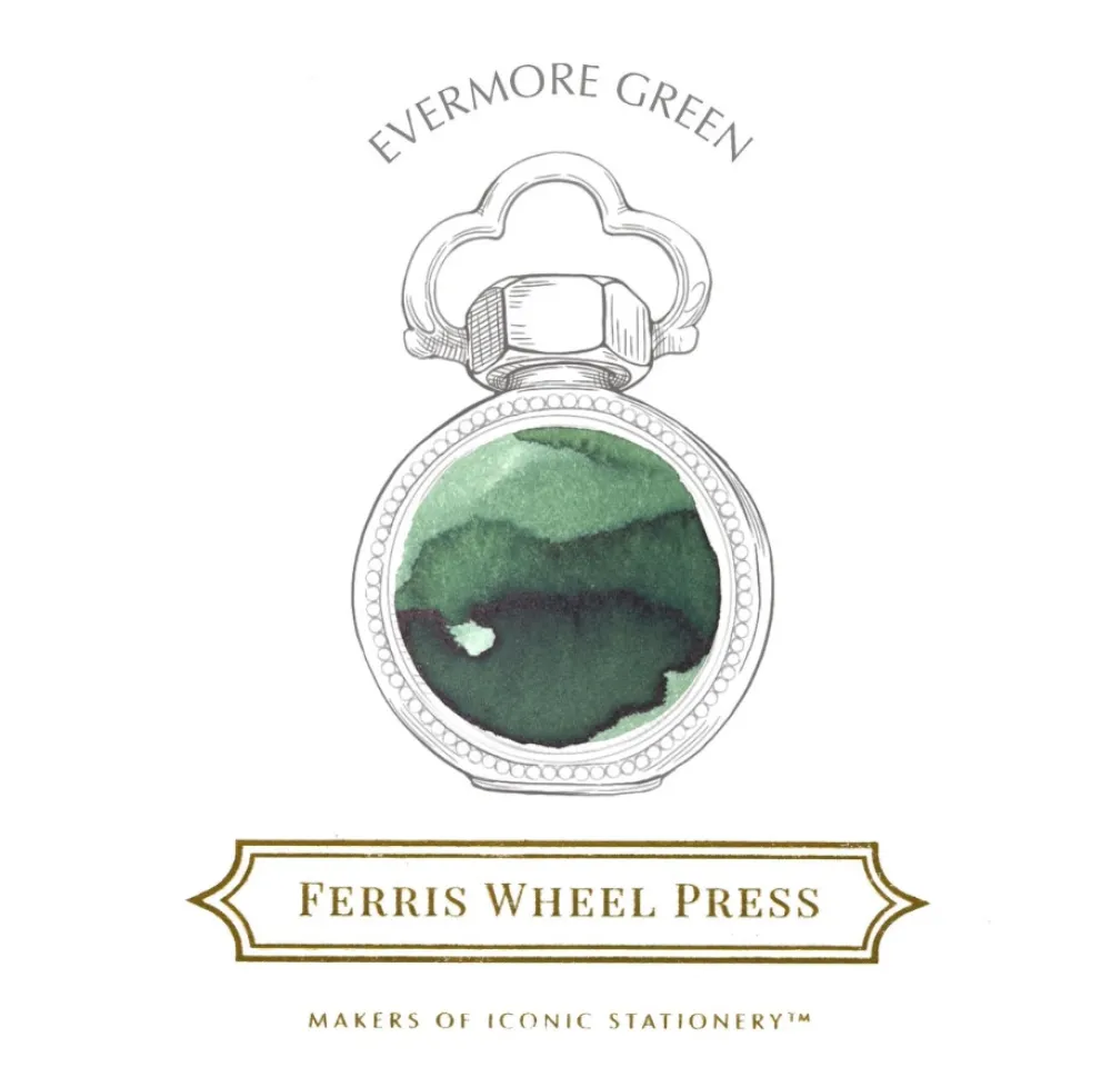 Ferris Wheel Press Atrament - - Evermore Green 38 ml > Atramenty