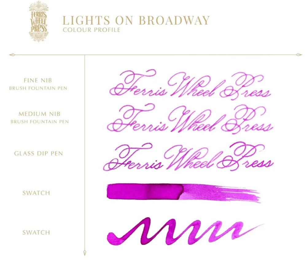 Ferris Wheel Press Atrament - - Lights on Broadway, 38 ml