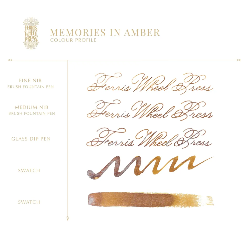 Ferris Wheel Press Atrament - - Memories in Amber 38 ml