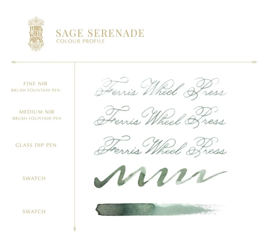 Ferris Wheel Press Atrament - - Sage Serenade 38 ml > Atramenty