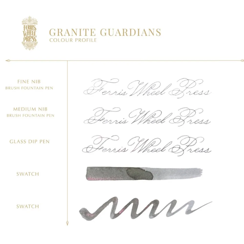 Ferris Wheel Press Atrament FerriTales Bestiary Series - - Granite Guardians, 85 ml