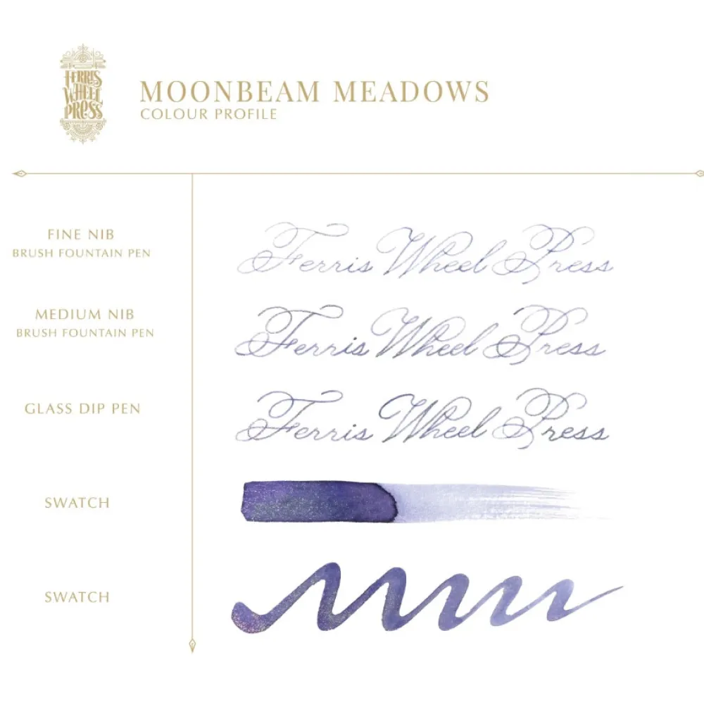 Ferris Wheel Press Atrament FerriTales Bestiary Series - - Moonbeam Meadows, 20 ml