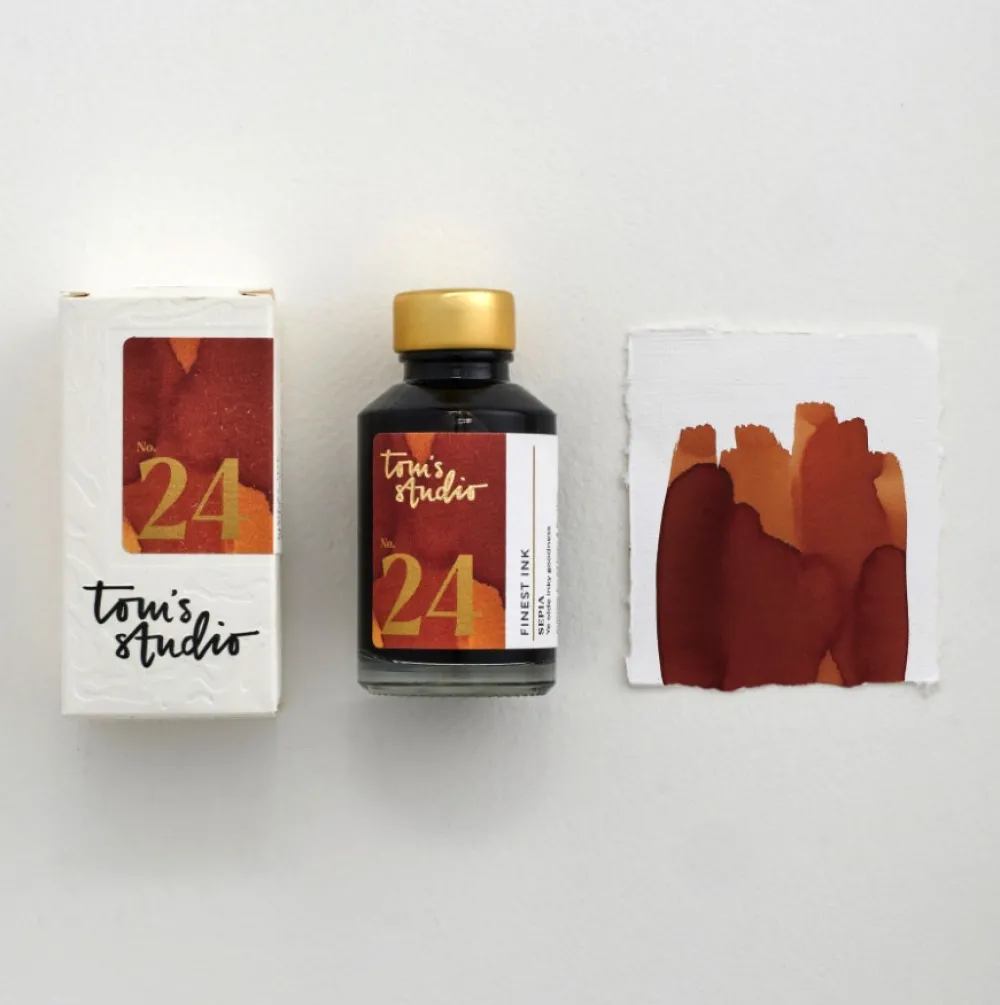 Tom's Studio Atrament Finest Ink - - 24 Sepia 50 ml > Atramenty