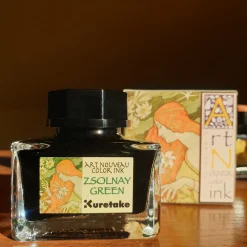 Kuretake Atrament Ink-Cafe Art Noveau - - Zsolnay Green, 21 ml