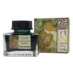 Kuretake Atrament Ink-Cafe Art Noveau - - Zsolnay Green, 21 ml