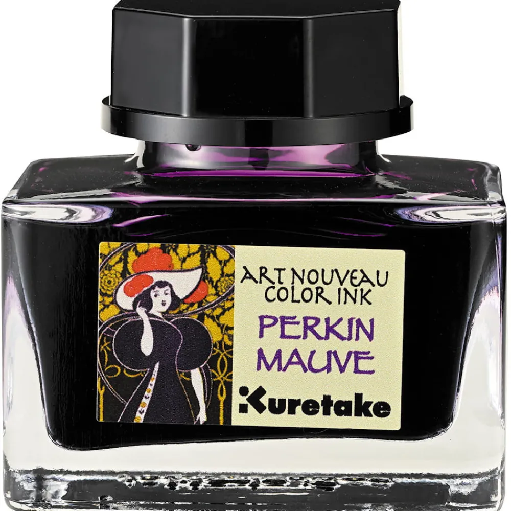 Kuretake Atrament Ink-Cafe Art Noveau - - Perkin Mauve, 21 ml
