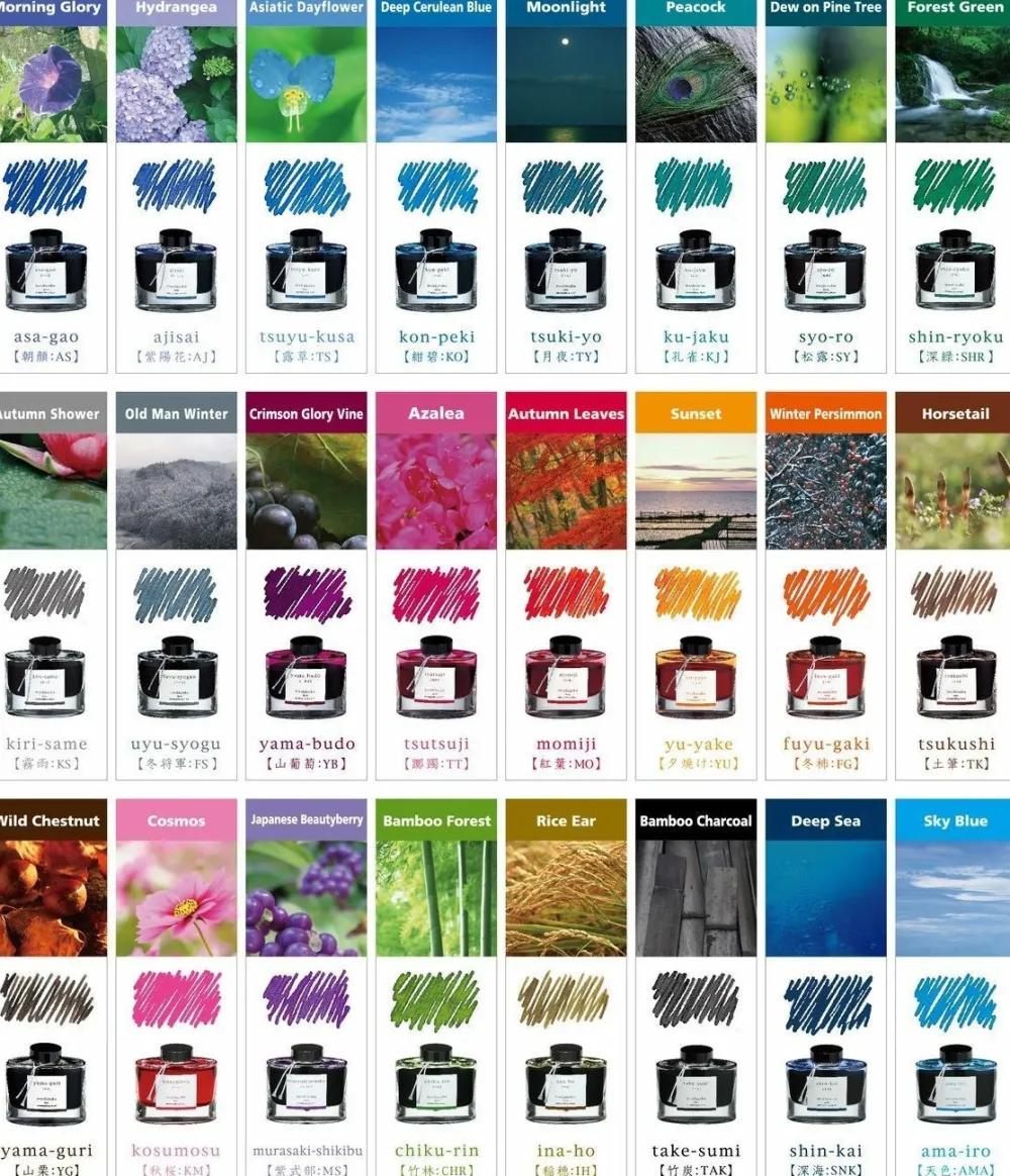 Pilot Atrament Iroshizuku - - Ama-Iro (Sky Blue), 15 ml > Atramenty