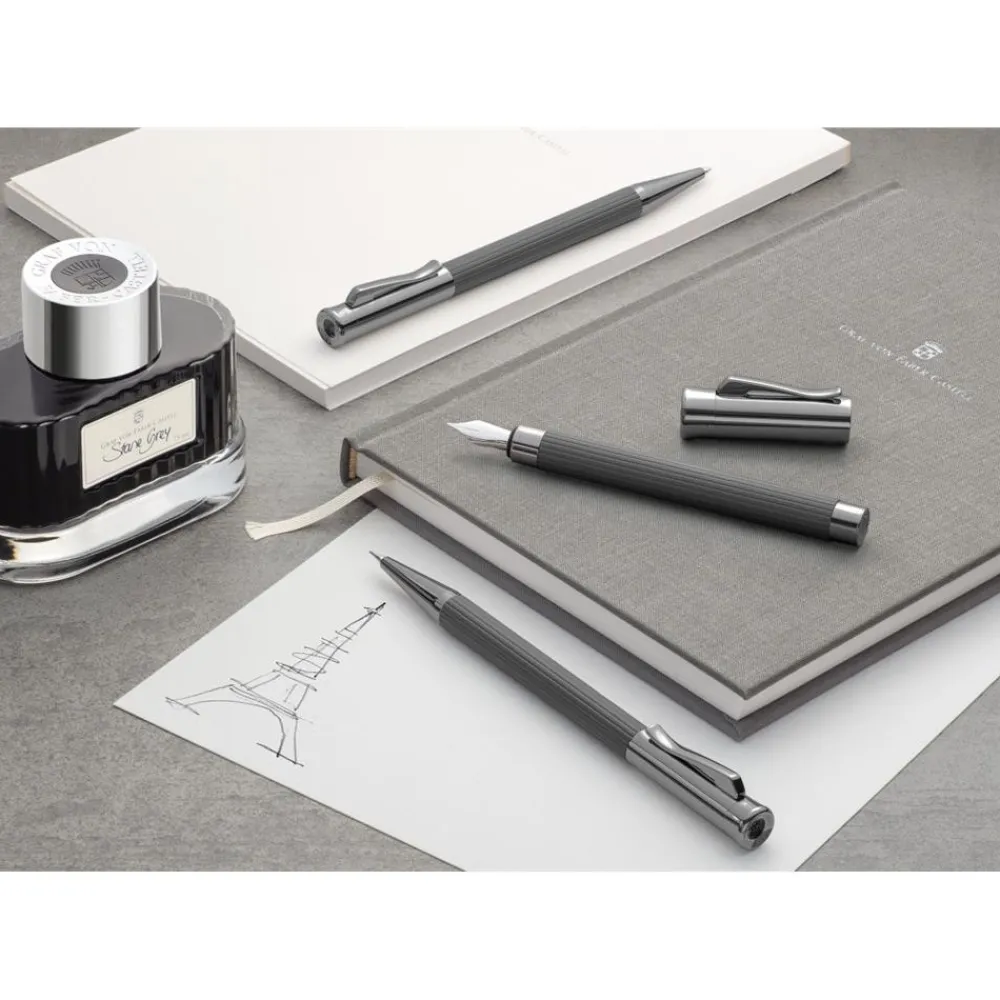 Graf Von Faber-Castell Atrament permanentny - - Stone Grey, 75 ml > Atramenty