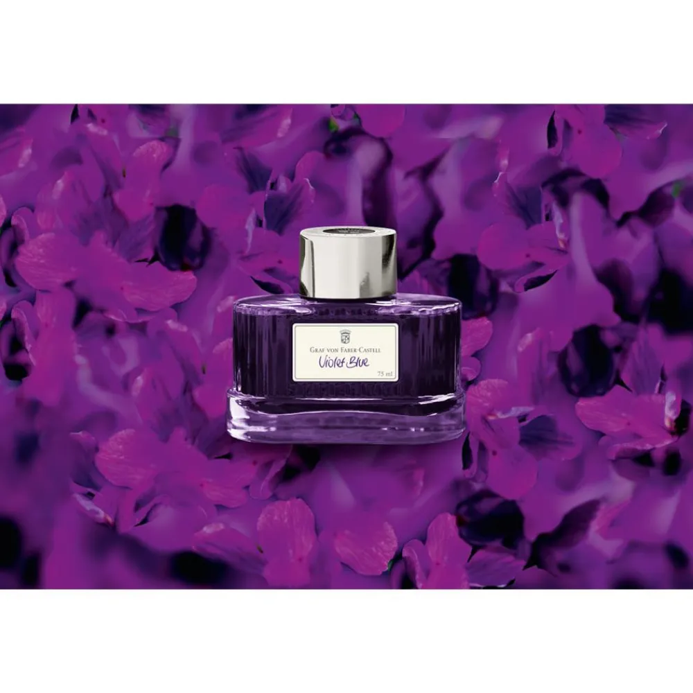 Graf Von Faber-Castell Atrament permanentny - - Violet Blue, 75 ml