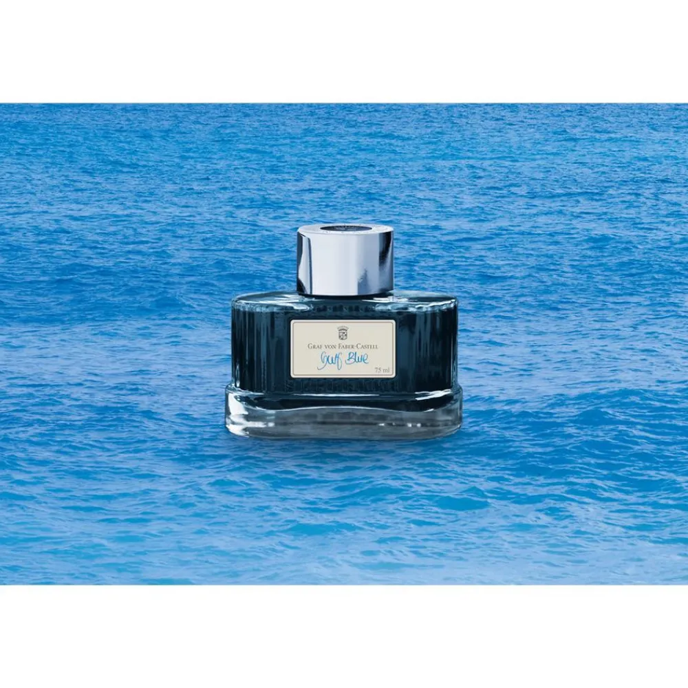 Graf Von Faber-Castell Atrament permanentny - - Gulf Blue, 75 ml