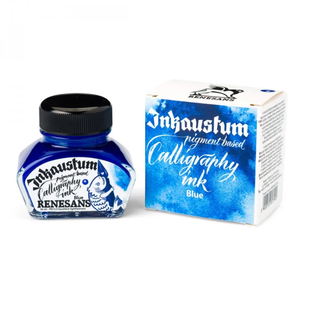 Renesans Atrament pigmentowy Inkaustum - - niebieski 30 ml