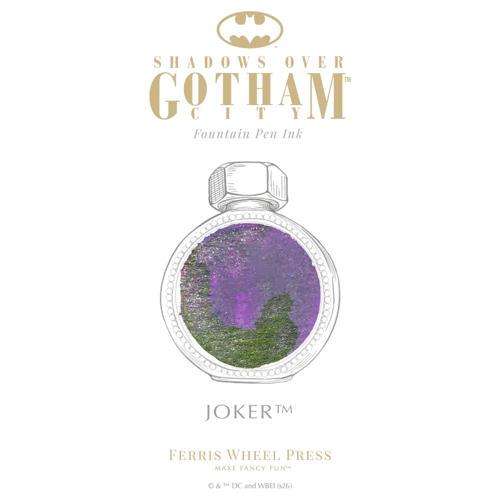 Ferris Wheel Press Atrament Shadows over Gotham City Limited Edition - - Joker 38 ml > Atramenty