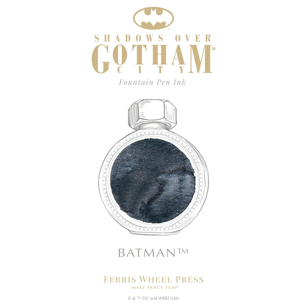 Ferris Wheel Press Atrament Shadows over Gotham City Limited Edition - - Bat Signal 38 ml