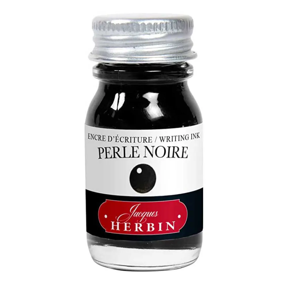 J.Herbin Atrament w butelce - - Perle Noire, 10 ml > Atramenty