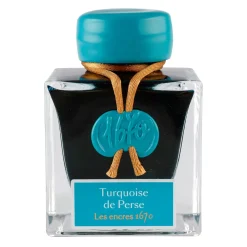 J.Herbin Atrament 1670 w butelce - - Turquoise, 50 ml