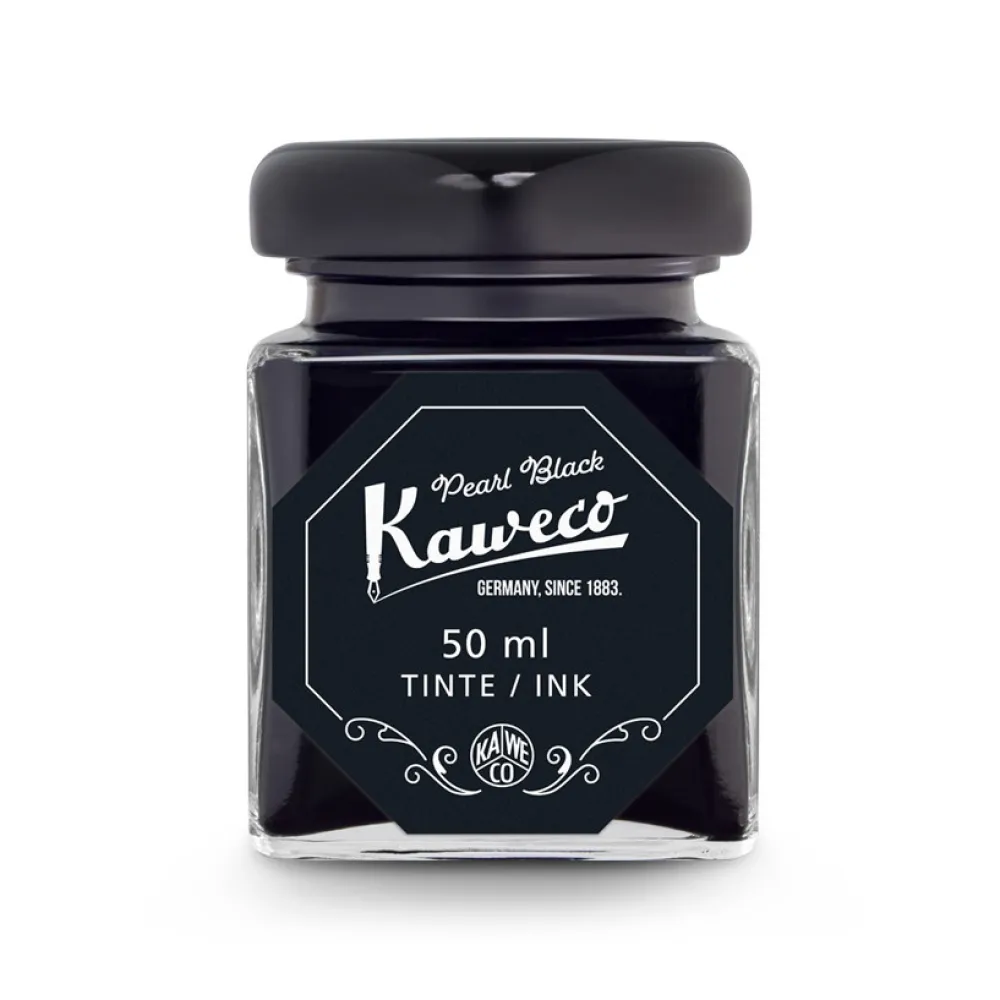 Kaweco Atrament w butelce - - Pearl Black, 50 ml > Atramenty