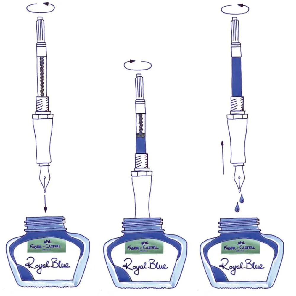 Faber-Castell Atrament zmazywalny - - Royal Blue, 30 ml