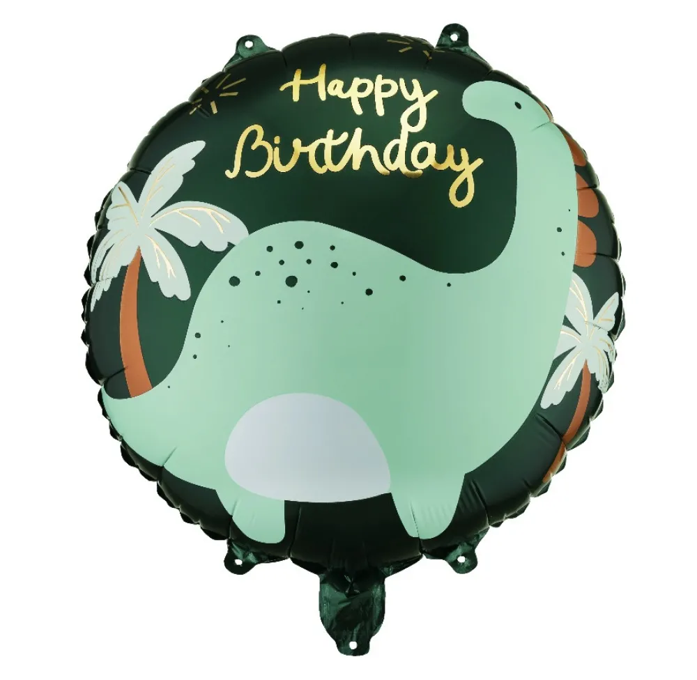 PartyDeco Balon foliowy Brontozaur - 35 cm > Balony Foliowe