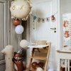 PartyDeco Balon foliowy Cyfra 1 Miś - beżowy, 81 x 72 cm > Balony Foliowe