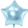 PartyDeco Balon foliowy Gwiazdka - błękitny, 40 cm > Balony Foliowe