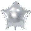 PartyDeco Balon foliowy Gwiazdka - srebrny, 42 cm > Balony Foliowe