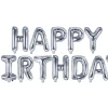 PartyDeco Balon foliowy Happy Birthday - złoty, 340 x 35 cm > Balony Foliowe