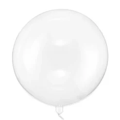 PartyDeco Balon foliowy Kula - transparentny, 40 cm