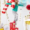 PartyDeco Balon foliowy Laska cukrowa - 50 x 82 cm > Balony Foliowe