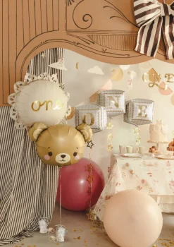 PartyDeco Balon foliowy Miś - 56 x 40 cm