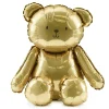 PartyDeco Balon foliowy Miś - złoty 43 x 53 cm