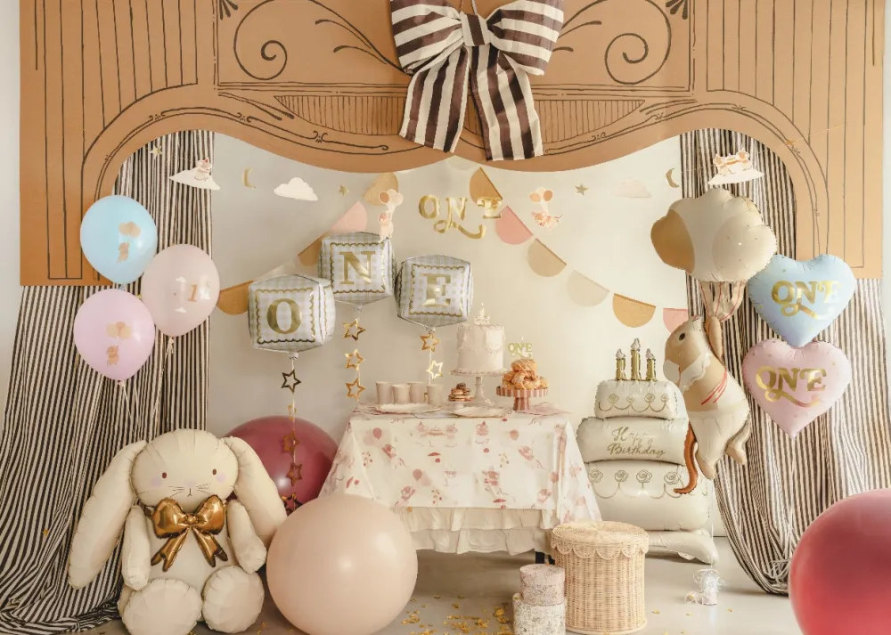 PartyDeco Balon foliowy Myszka z balonami - 44 x 104 cm > Balony Foliowe
