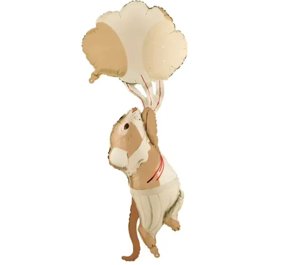 PartyDeco Balon foliowy Myszka z balonami - 44 x 104 cm > Balony Foliowe