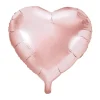 PartyDeco Balon foliowy Serce - różowe złoto, 35 cm