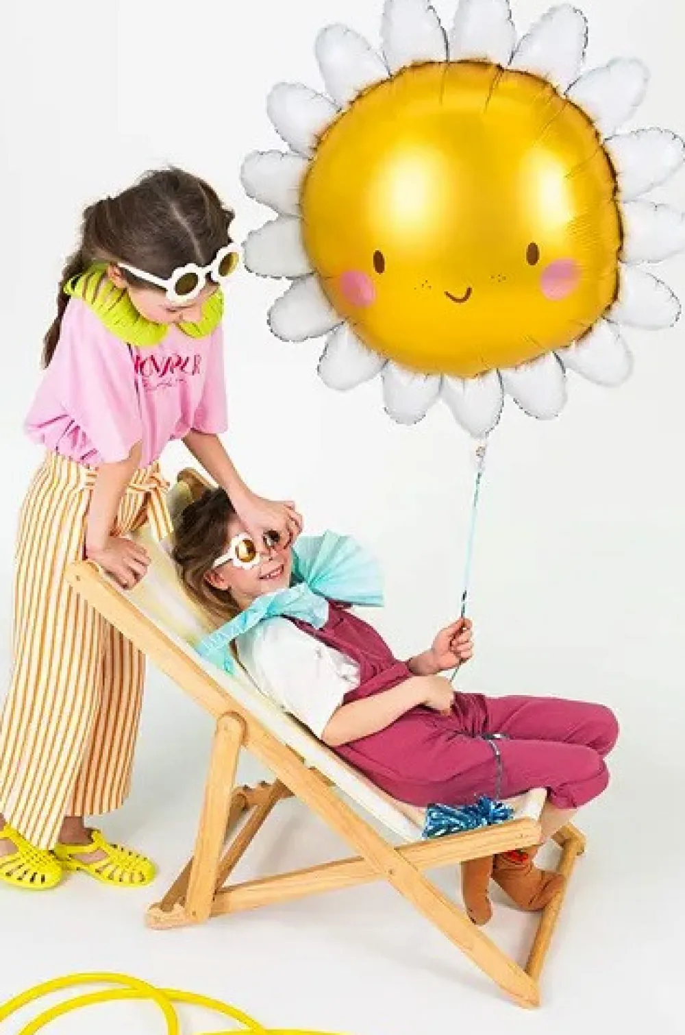 PartyDeco Balon foliowy, Słońce - 90 cm
