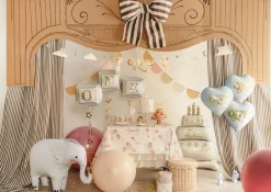 PartyDeco Balon foliowy Słoń - 91 x 61 cm