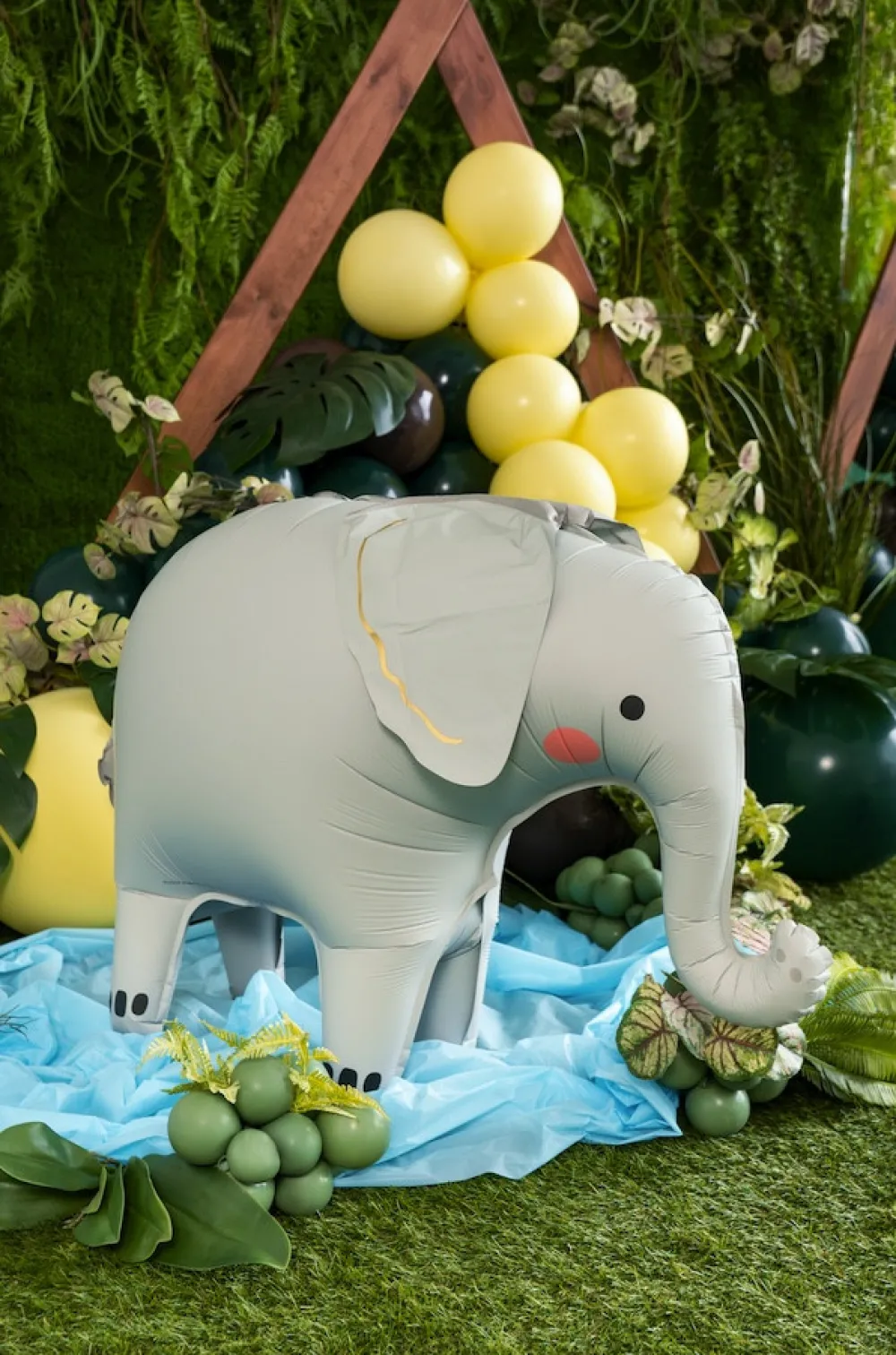 PartyDeco Balon foliowy Słoń - 91 x 61 cm