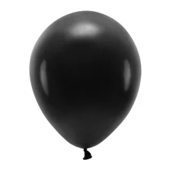 PartyDeco Balony lateksowe Eco Pastel - czarne, 26 cm, 100 szt. > Balony Lateksowe