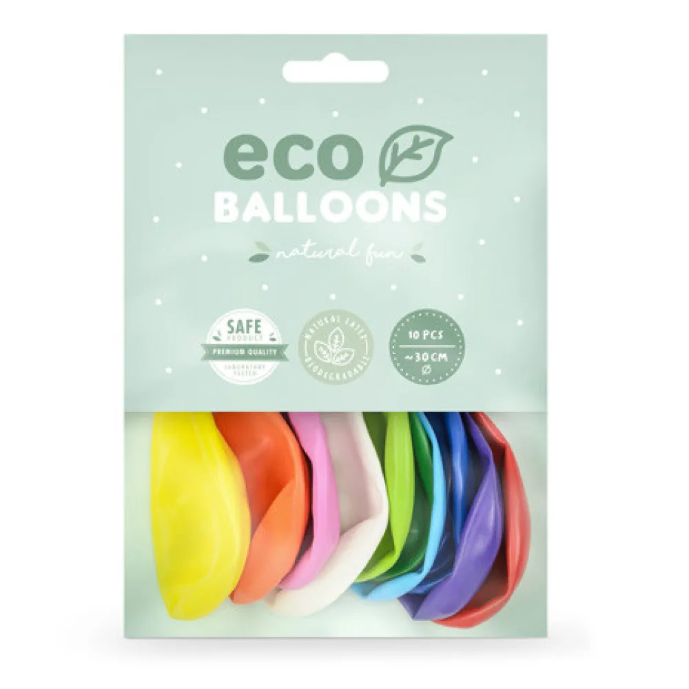PartyDeco Balony lateksowe Eco Pastel - kolorowe, 26 cm, 100 szt. > Balony Lateksowe