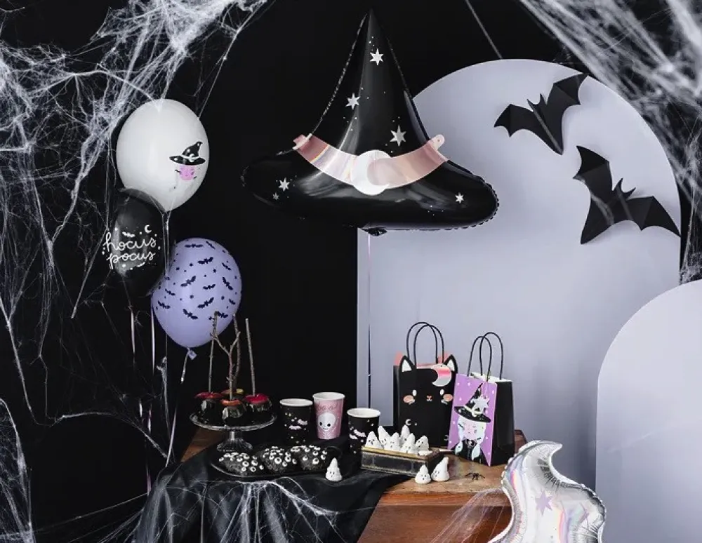 PartyDeco Balony lateksowe, Witch - 30 cm, 6 szt.