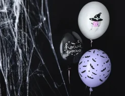 PartyDeco Balony lateksowe, Witch - 30 cm, 6 szt.