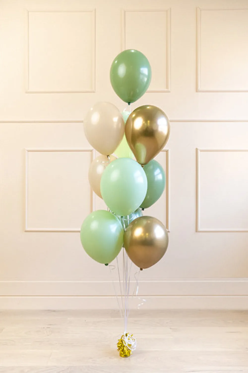 PartyDeco Balony lateksowe - zielone, 10 szt.