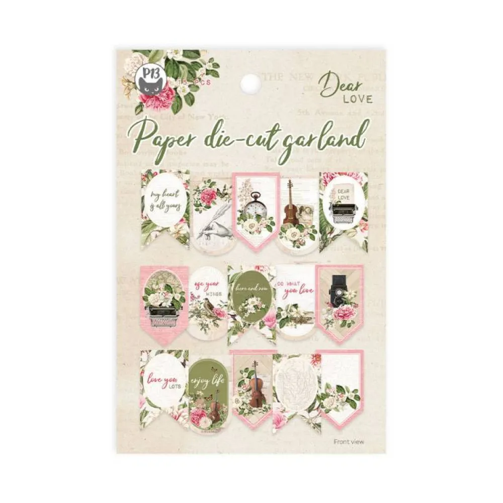 Piatek Trzynastego Banerek papierowy die-cut - Piątek Trzynastego - Dear Love