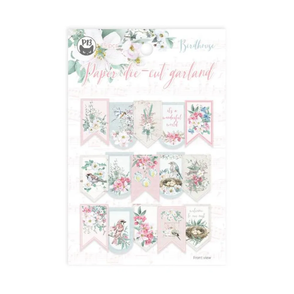 Piatek Trzynastego Banerek papierowy die-cut - Piątek Trzynastego - Birdhouse > Papiery Do Scrapbookingu