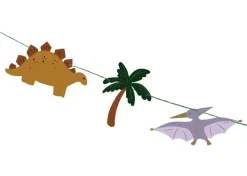PartyDeco Baner Happy Birthday Dinozaury - zielony, 11 x 300 cm